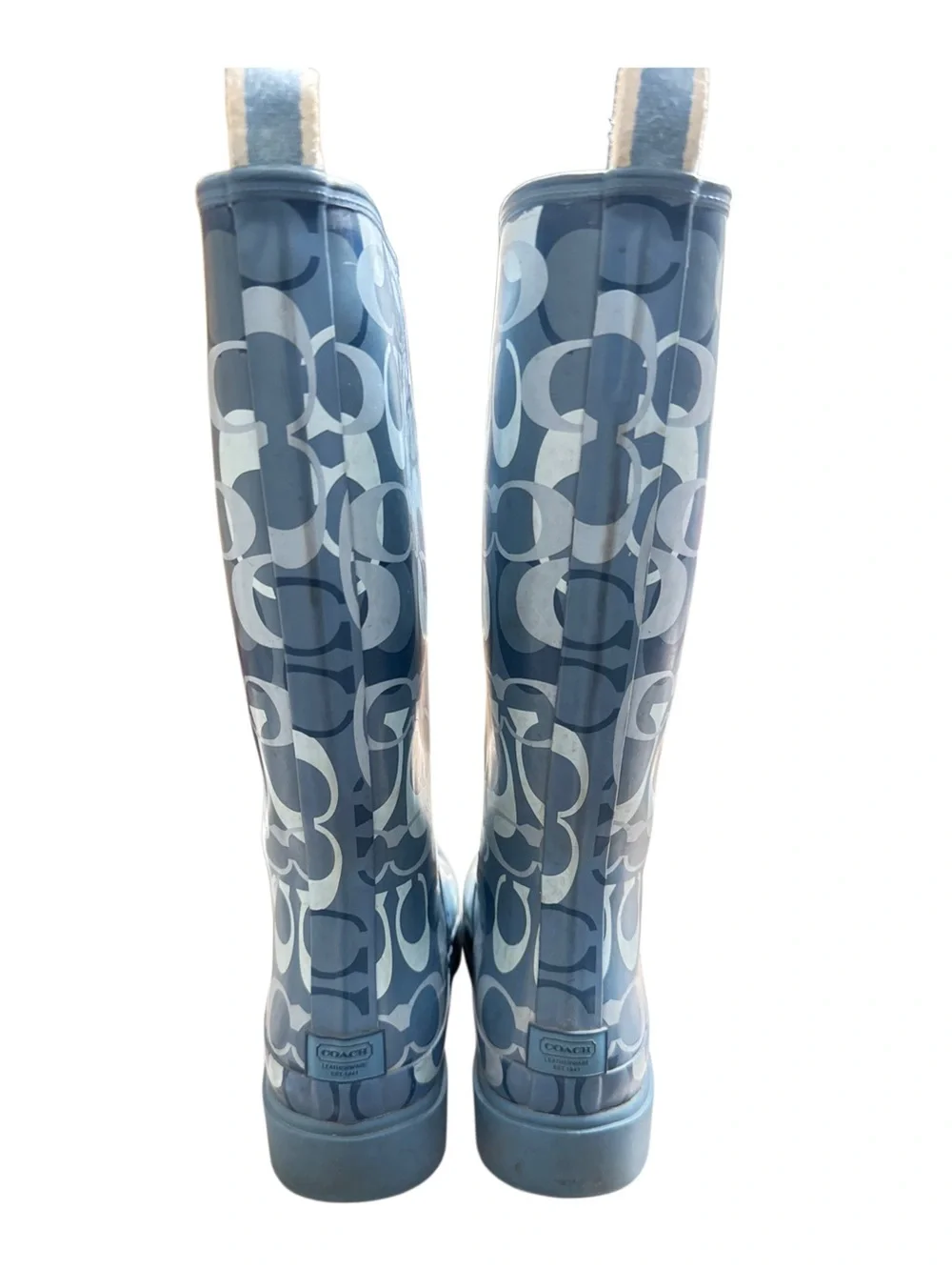 COACH PAISLEY RAINBOOTS Sz.5M